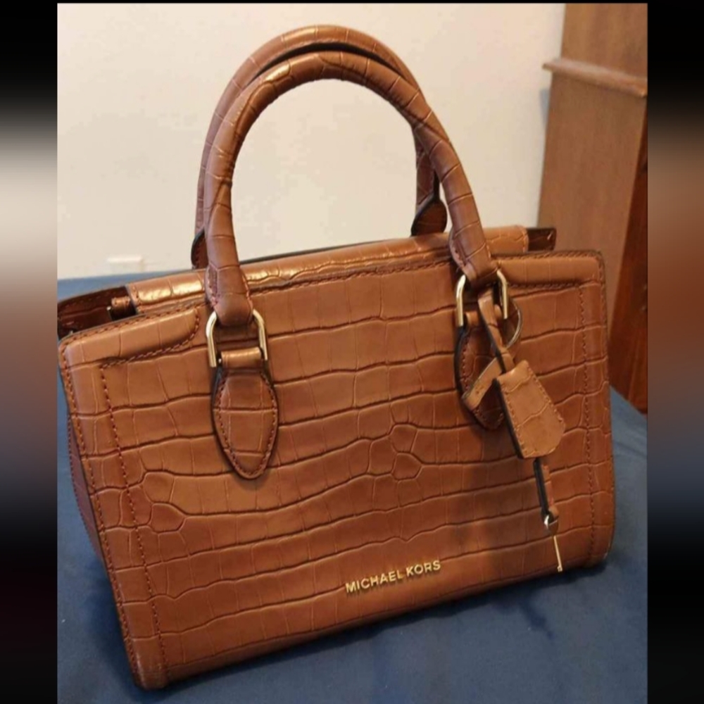 Michael Kors Zoe Satchel Chesnut